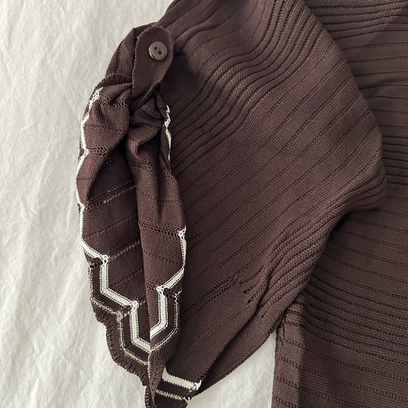 On Fashion Brandnew brown knitwear size S - Picture 2 of 4